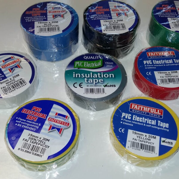 19mm x 20m PVC Electrical Insulation Tape